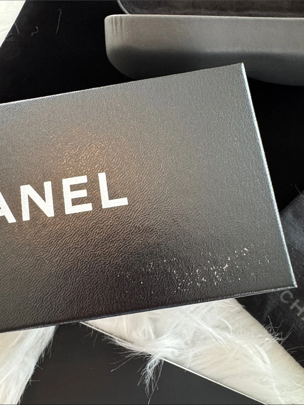 CHANEL Authentic 4208 Silver/Gray Polarized Cat-Eye Sunglasses